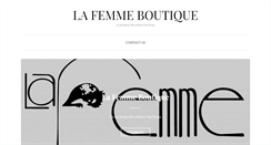 Desktop Screenshot of lafemmebtq.com